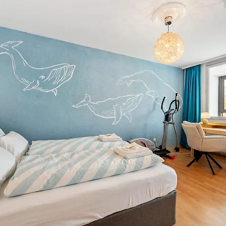 公寓 Stilvolles City-apartment Mit Balkon & Parkplatz, Naehe Frankfurt 美茵河畔哈瑙