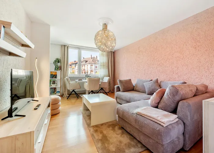 Wohnen Auf Zeit, Stilvolles Apartment Mit Balkon & Parkplatz Nahe Frankfurt Apartmán